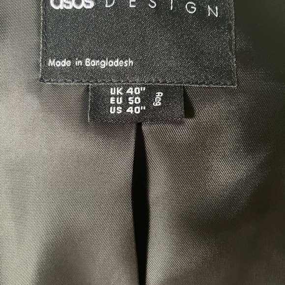 ASOS Men’s 40R Dark Forest Green 3-Piece Suit - Picture 4 of 9